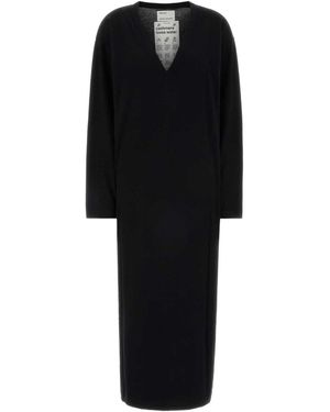 Extreme Cashmere Invite Long Sleeve Dress - Black