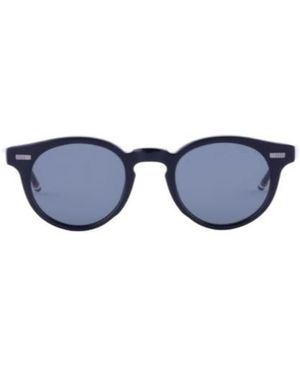 Thom Browne Geometric Frame Sunglasses - Blue