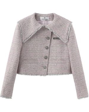 Marissa Chiara Lapel Jacket - Gray