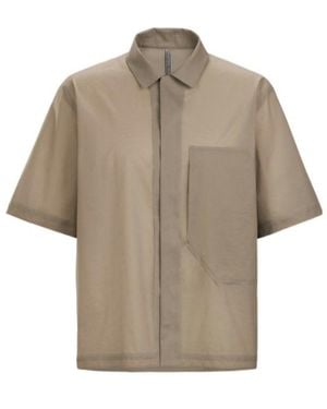 Veilance Demlo Short-Sleeve Shirt - Natural