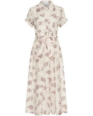 Marella Shirt Dress - Natural