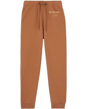 Burberry Horseferry Print Jogging Trousers - Brown