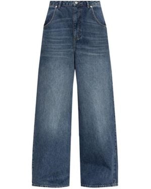 Officine Generale Mora Wide-Leg Jeans - Blue