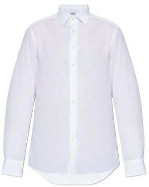 Etro Gecko-Motif Jacquard Shirt - White