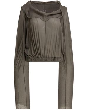 Rick Owens Hooded T-Shirt - Green