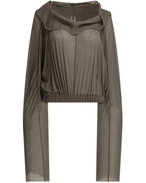 Rick Owens Hooded T-Shirt - Green