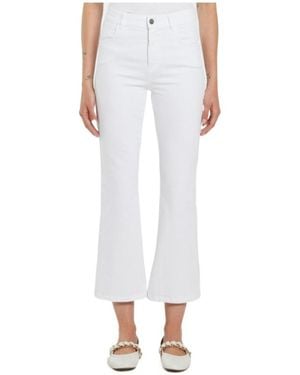 Marella Belt Loops Slacks - White