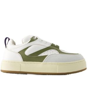 Eytys Round Toe Lace-Up Trainers - White