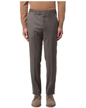 PT01 Pt Torino Master Slim-Fit Trousers - Grey