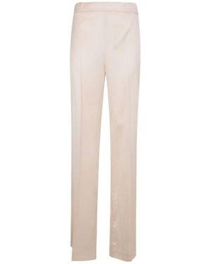 Twinset Pleated Details Casual Pants - White
