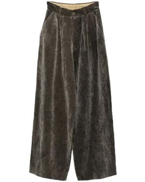 Uma Wang Pleated Trousers - Grey