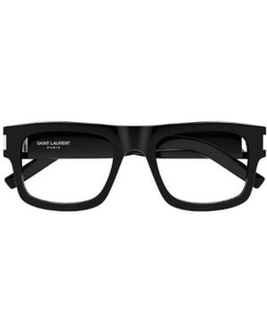 Saint Laurent Eyewear Square Frame Glasses - White