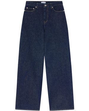 Ganni Izey Straight Leg Jeans - Blue