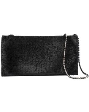 Benedetta Bruzziches Die Another Day Embellished Zipped Shoulder Bag - Black