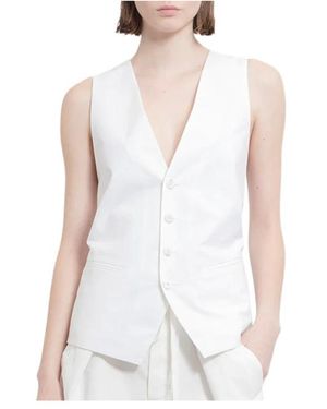 Ann Demeulemeester Button-Up Gilet - White