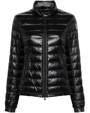 Moncler Long-Sleeved Down Jacket - Black