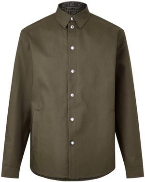 Fendi Long-Sleeve Shirt - Green