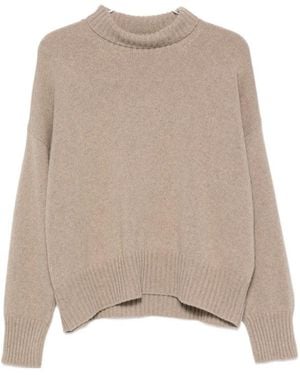 Aragona Long-Sleeved Sweater - Natural