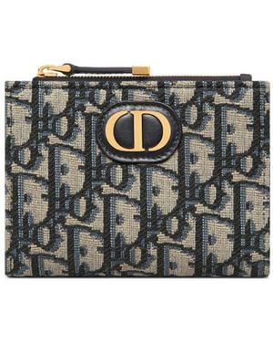 Dior 30 Montaigne Dahlia Wallet - Black