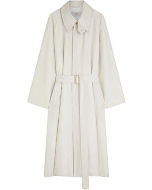 Phoebe Philo Belted Trench Coat - White