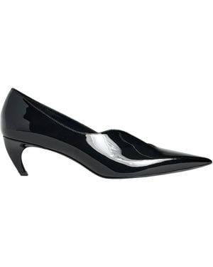 KHAITE Logo High Heels - Black