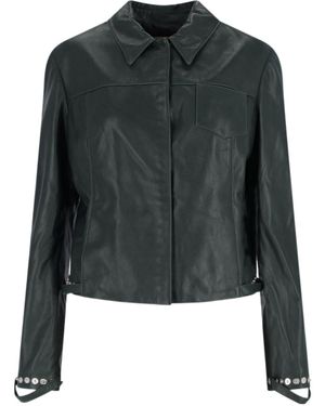 GIMAGUAS Paula Leather Jacket in Black | Lyst