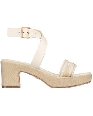 Dior Iviera Dway Heeled Sandal - Natural