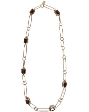 Weekend by Maxmara Decorative Chain Necklace - White