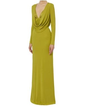 Elisabetta Franchi Carpet Dress - Green