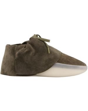 Fear Of God Round Toe Low-Top Casual Shoes - Brown