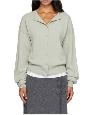 LE17SEPTEMBRE Moro Cashmere Knit Cardigan - Grey