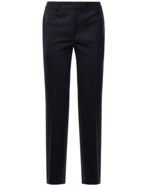 Miu Miu Belt Loops Slacks - Blue