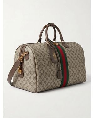 Gucci Savoy Gg-Pattern Medium Tote Bag - Brown