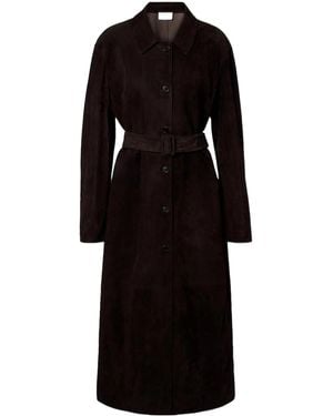 The Row Long-Sleeved Coat - Black