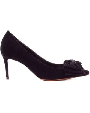 Roberto Festa Flowy Bow Heeled Pumps - Blue