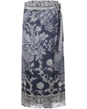 Pierre Louis Mascia Aloes Skirt - Grey