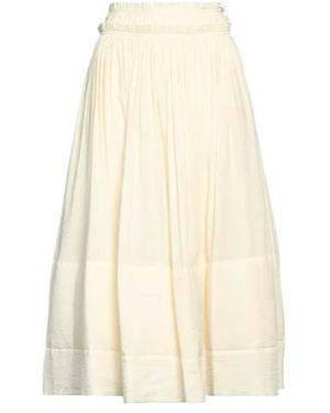 Tory Burch Midi Skirts - Natural