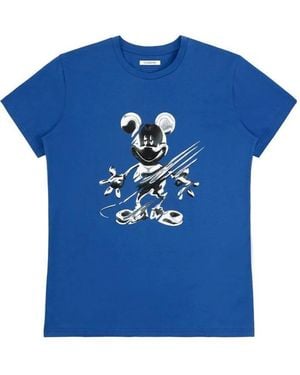 Iceberg T-Shirt With Round Neck And Short Sleeves Logo - Blue