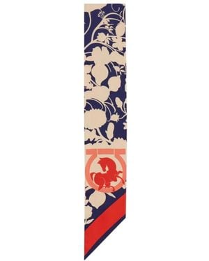 Ferragamo Pegasus Print Bandeau - White