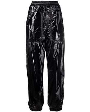 Moncler High-Shine Ski Pants - Black
