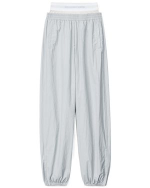 Alexander Wang Mid-Rise Track Pants - White