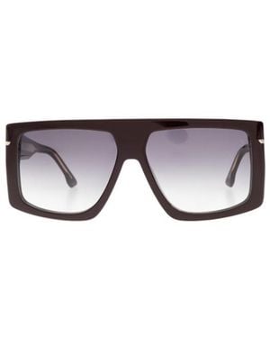Victoria Beckham Square Frame Sunglasses - White