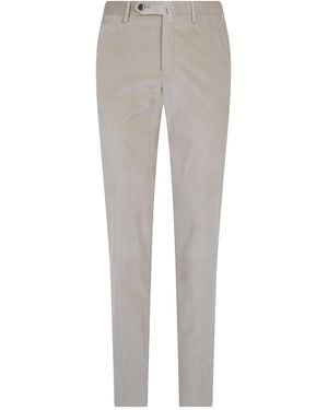 PT01 Casual Trousers With Belt Loops - Grey