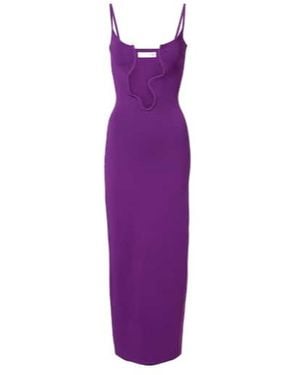 Christopher Esber Salacia Cutout Embellished Midi Dress - Purple