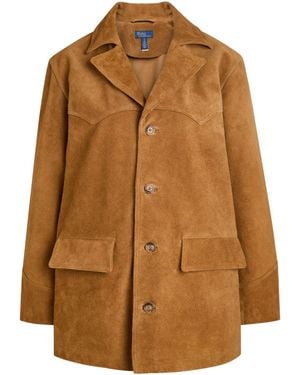 Polo Ralph Lauren Suede Jacket - Brown