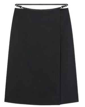 Givenchy Voyou Wrap Skirt - Black