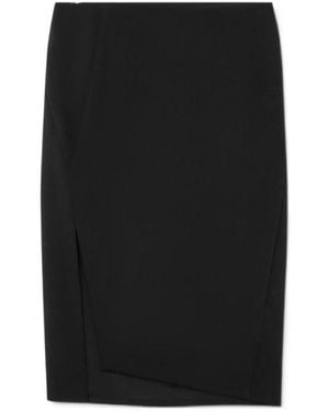 Versace Stretch Wool Skirt - Black