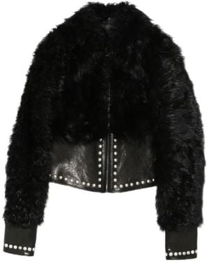 Ann Demeulemeester Zip-Up Jacket - Black