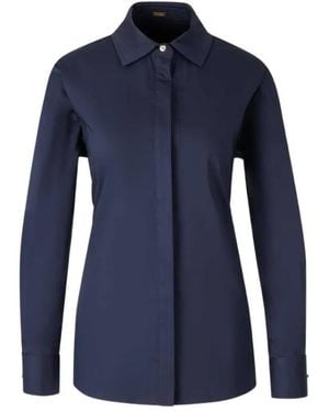 Cult Gaia Button-Fastening Open-Back Blouse - Blue