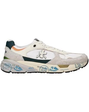 Premiata Lace-Up Trainers - White